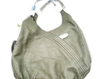 Oryany Olive Green Leather Shoulder Bag