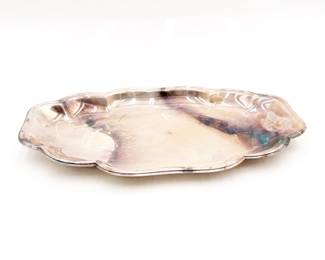 Gorham Newport Silverplate Heritage YB10 Bread Serving Tray