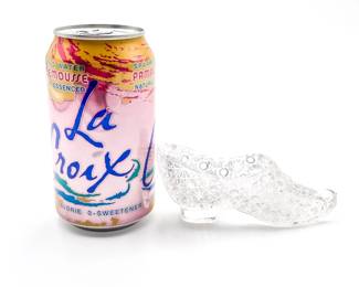 Pressed Glass Starburst Shoe
