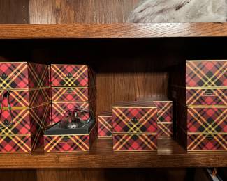 Ralph Lauren Glass Christmas Balls.