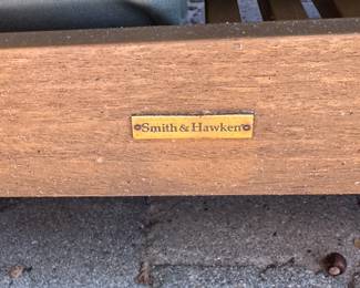Smith & Hawken Wood Arm Chair - 2 Available. Each Measures 29" W x 38" D. Photo 3 of 3. 