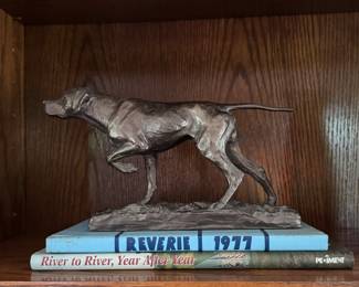 Bronze Sculpt of Dog. 