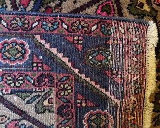 Hand-Knotted Persian Runner. Measures 3' 6" x 9' 11". Photo 3 of 3. 