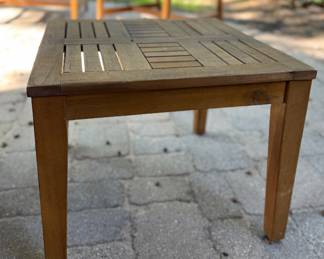 Smith & Hawken Wood Side Table. Photo 1 of 2. 