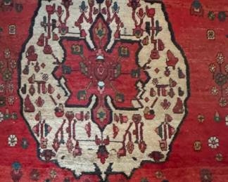 Vintage Oushak Rug. Measures 5' 4" x 7' 10". Photo 2 of 4.