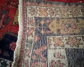Vintage Oushak Rug. Measures 5' 4" x 7' 10". Photo 4 of 4.