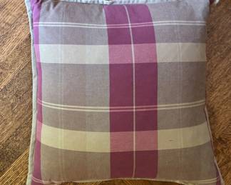 Down-Filled Pillow - 2 Available. Each Measures 23" x 23". 