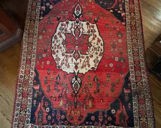Vintage Oushak Rug. Measures 5' 4" x 7' 10". Photo 1 of 4.
