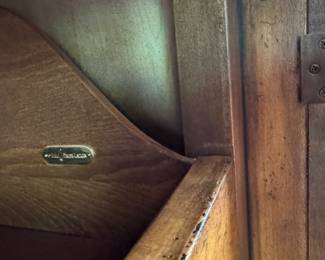 Ralph Lauren Polo Oak Armoire / Cabinet. Measures 55" W x 29" D x 85.5". Photo 4 of 6. 