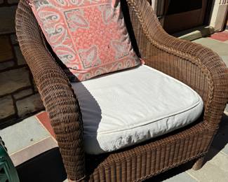 All-Weather Wicker Club Chair - 2 Available. Photo 1 of 2. 