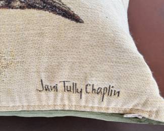 Henry Grouse the Stalker Tapestry Lumbar Pillow - 2 Available. Each Measures 18" x 12". Photo 2 of 2. 