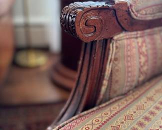 Highland House Bergere Chair - 2 Available. Each Measures 28" W x 32" D.  Photo 2 of 5. 