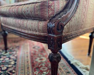 Highland House Bergere Chair - 2 Available. Each Measures 28" W x 32" D.  Photo 3 of 5. 