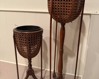 Cane Plant Stands.