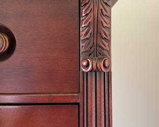 Ralph Lauren Polo Mahogany 21-Drawer Chest of Drawers. Measures 64" W x 21" D x 64" H. Photo 2 of 3. 