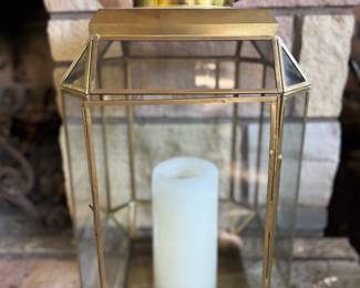 Ralph Lauren Brass Lanterns -2 Available. One Measures 24" H; The Other 16" H. Photo 1 of 2. 