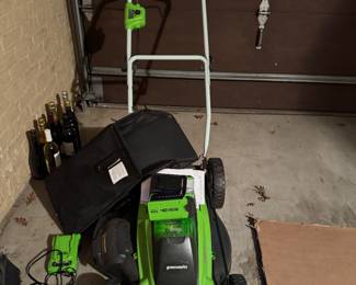 Electric Lawn Mower.