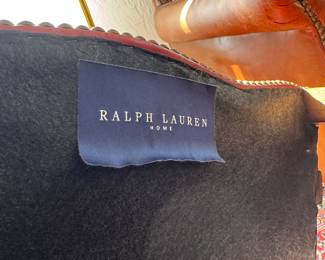 Ralph Lauren Home Tufted Barrel Back Club Chair. Measures 38" W x 36" D. Photo 6 of 6. 