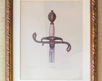 August Osterrieth Sword Hilt Etchings - 6 Available. Photo 3 of 5. 