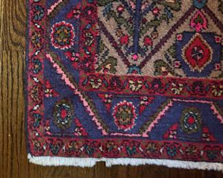 Hand-Knotted Persian Runner. Measures 3' 6" x 9' 11". Photo 2 of 3. 