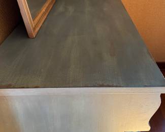 Ralph Lauren Federal Style Blue Chest of Drawers. Measures 56" W x 23" D x 42" H. Photo 4 of 5. 