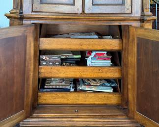 Ralph Lauren Polo Oak Armoire / Cabinet. Measures 55" W x 29" D x 85.5". Photo 3 of 6. 