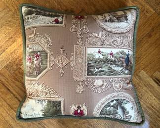 Down-Filled Pillow - 2 Available. Each Measures 23" x 23". 