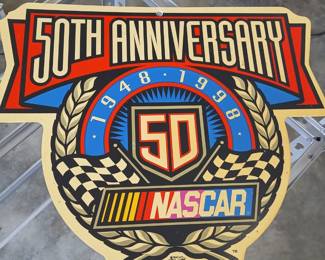 NASCAR Hard Plastic Sign
