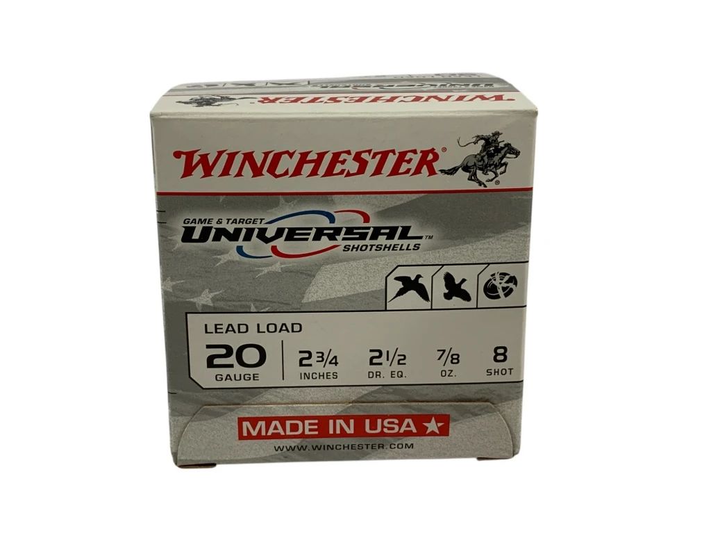 1 - Winchester 20 Gauge Lead Load Ammo full box
