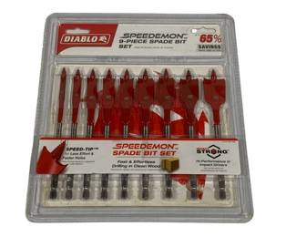 111 - Diablo 9pc Spade Bit Set
