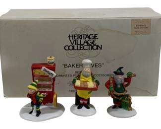 1312 - Dept 56 Heritage Village Baker Elves w/ box
