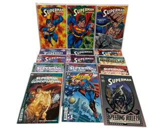 669 - 15 DC Superman Comic Books
