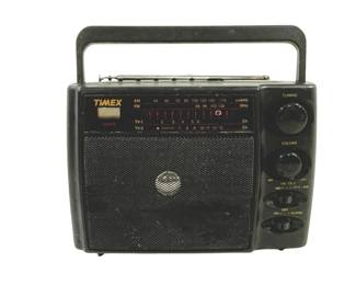 628 - Vintage Timex AM/FM Radio 8 x 6 x 3
