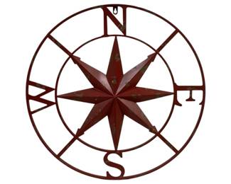 1983 - Metal Compass Star 24"
