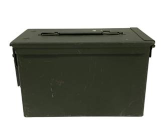 44 - Metal Ammo Box 12 x 8 x 6
