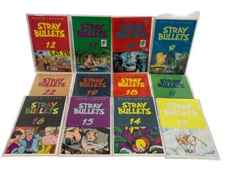 326 - 12 El Capitan Comics Stray Bullets #9-22
