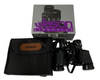 106 - Jason Binocular Empire 7x -15 x 35 Model 253F with box used as-is electric/electronic/mechanical item - no guarantee all components, untested
