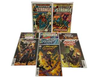 666 - 9 Marvel Dr Strange / Ghost Rider Comic Books
