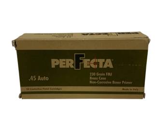 16 - Perfecta .45 Auto Ammo, full box
