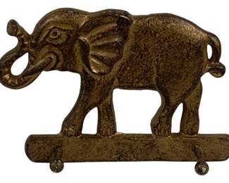 1992 - Cast Iron Elephant Wall Hook 8 x 5
