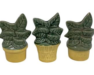 1953 - McCoy Mini Wall Pocket, Measure Spoon Holder quantity of 3, 5 x 3.25
