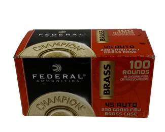 51 - Federal .45 Auto Ammo Sealed Full 100
