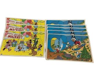 634 - 8 Vintage Pepsi / Disney Placemats
