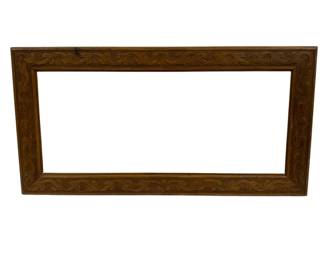 162 - Carved Wood Frame 12.5 x 24
