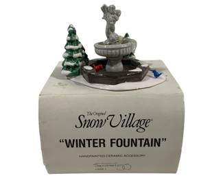 1271 - Dept 56 Snow Village Winter Fountain w/ box
