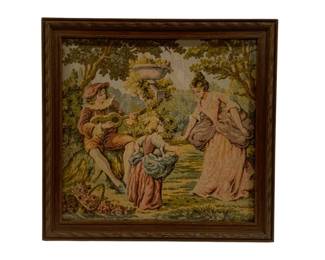 128 - Framed Tapestry 11 x 11