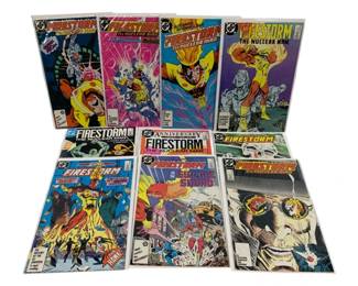 454 - Lot of 10 DC Comics Firestorm Comic Books
