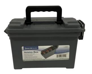 12 - Bunker Hill Plastic Ammo Box 11 x 7.5 x 5
