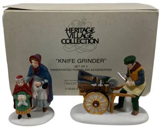 1287 - Dept 56 Heritage Village Knife Grinder w/box

