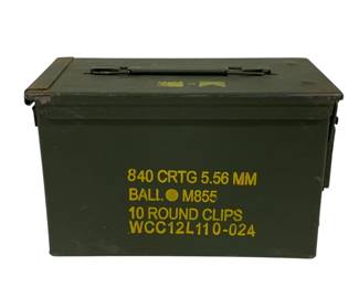 24 - Metal Ammo Box 12 x 8 x 6
